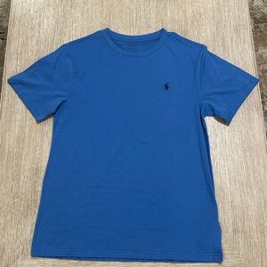 NWT YL Polo by Ralph Lauren Classic Blue Tee Youth Large